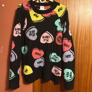 Aldi valentine goth sweater medium